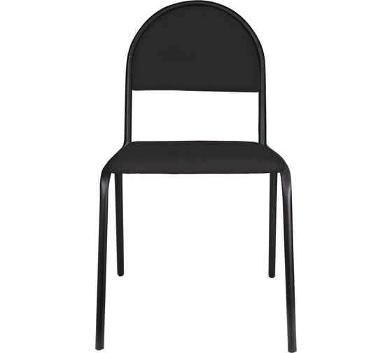 Изображение товара Стул для посетителей ОФИСМАГ Серна, черный каркас, ткань черная, СМ 7/22 Т-11 530257