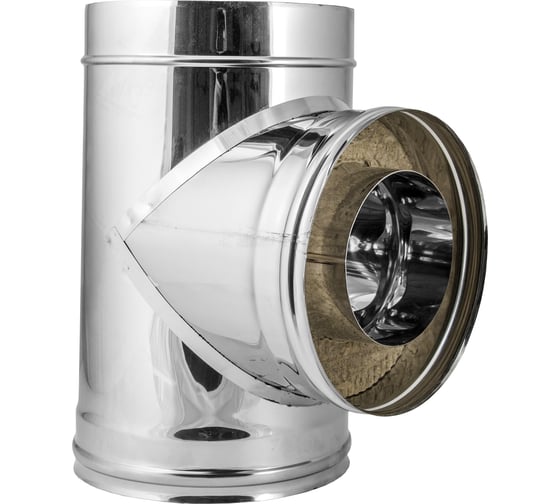 Изображение товара Тройник ФЕНИКС Дымоходы 2ТР 90 150, 430 0.5, 250, 430 000044255