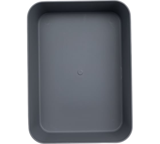 Изображение товара Лоток для канцелярских принадлежностей Стамм 13х17.8х4.4 см, серый ЛТ192