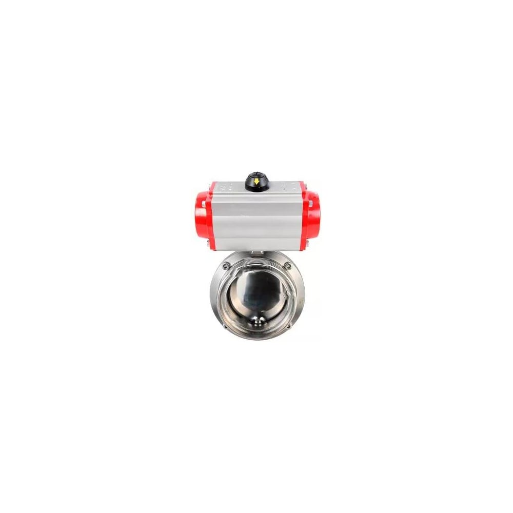 Затвор clamp DN.ru 304-304-Sil-2W-C-H Ду50 Ру10 пищевая нерж.сталь, пневмопривод D050-76520