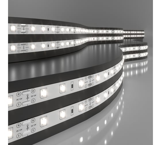 Изображение товара Светодиодная лента Elektrostandard SLS 01 CW 5m 2835 12V 60Led 4.8W IP20 4200K дневной белый a050168