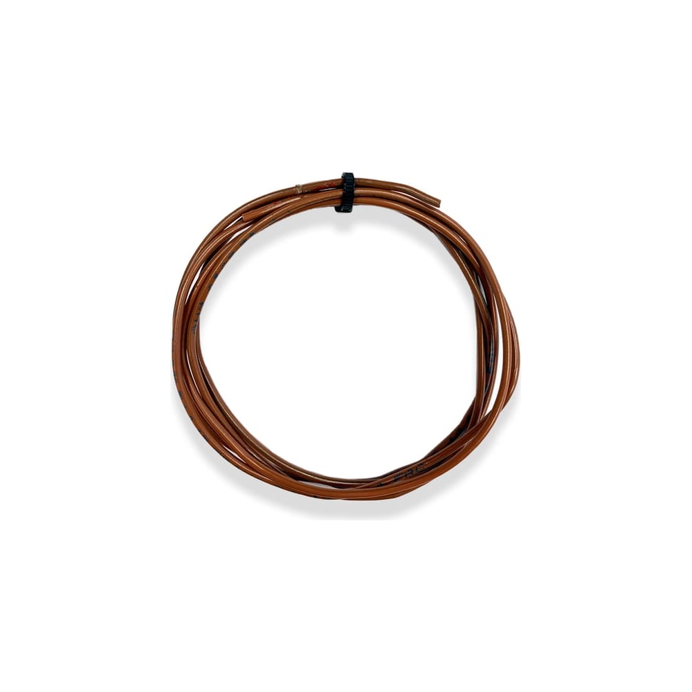 Изображение товара Провод установочный БУРЕВЕСТНИК пугпнг(a)-hf 1x0.75 мм2 коричневый, 10м BOZ341643L10