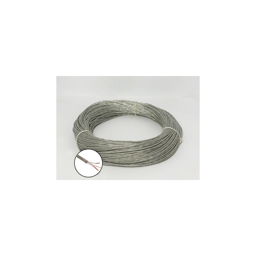 Изображение товара Термостойкий монтажный провод БУРЕВЕСТНИК МГТФЭ 3x0.07 мм2, 1м