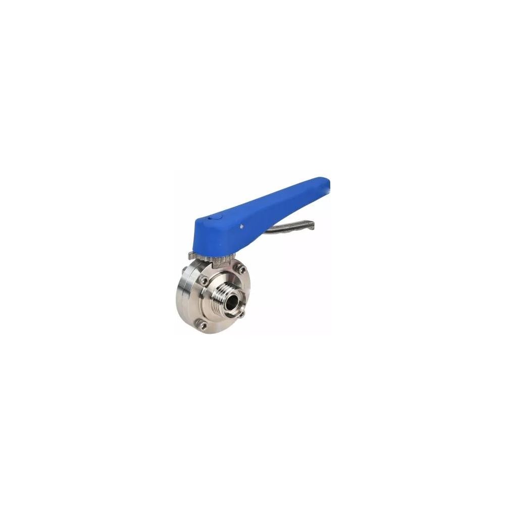 Изображение товара Затвор дисковый DN.ru 304-304-EPDM-2W-T-H Ду40 ру10 пищ.нерж.сталь резьбовой