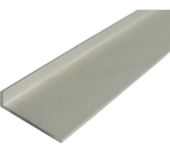 Изображение товара Профиль ПилотПро Ал., уголок, 40х10х2, 1 м, серебро 06743