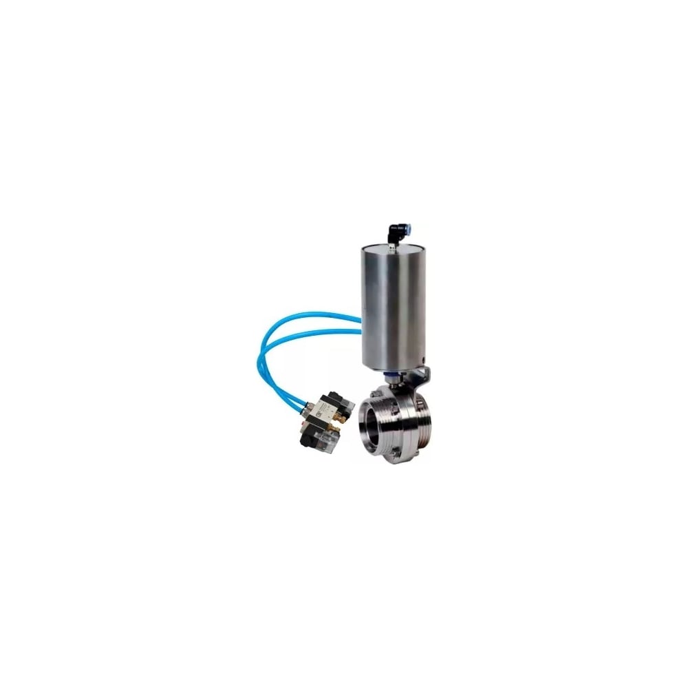 Изображение товара Затвор дисковый DN.ru 304-304-Sil-2W-T-H Ду40 пневмопривод