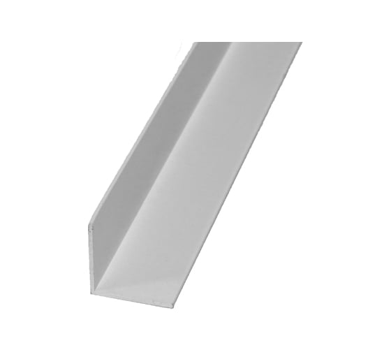 Изображение товара Профиль ПилотПро Ал., уголок, 30х30х1,5, 1 м, белый муар 08074