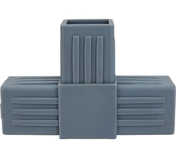 Изображение товара Пластиковый соединитель для трубы ПилотПро 30х30 мм, 3-пал., Т-обр. 17999