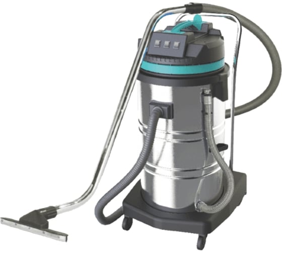 Изображение товара Пылеводосос ТЕМП 80 л, нержавеющая сталь 220V 3300W 3 турбины TVC80-3