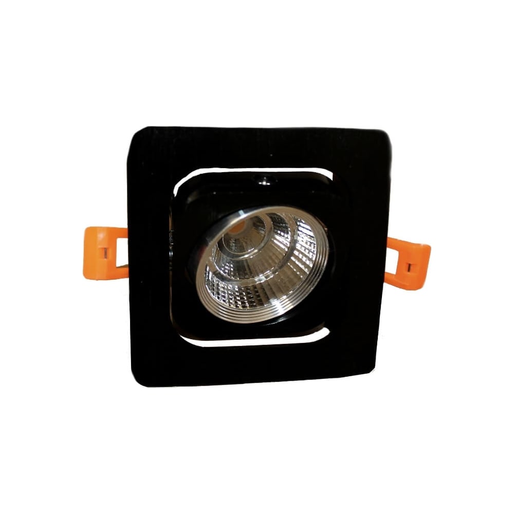 Встраиваемый точечный светильник Lumina Deco - LDC 8064-SS-7WCOB-L98хW98 SL+BK