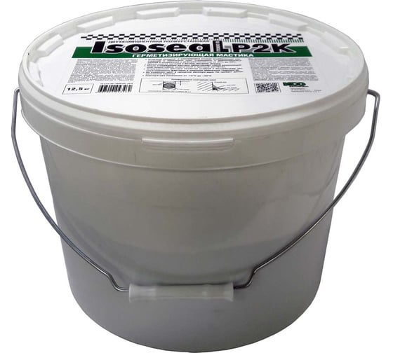 Изображение товара Двухкомпонентная полиуретановая герметизирующая мастика ISOSEAL P2K серая, 12.5 кг 3000825