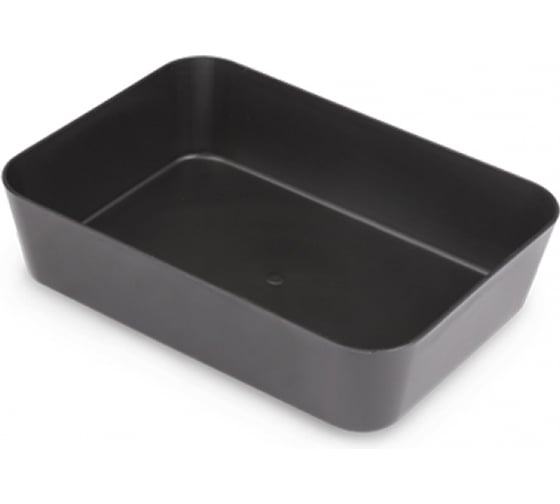 Изображение товара Лоток для канцелярских принадлежностей Стамм 13х17.8х4.4 см, черный ЛТ191