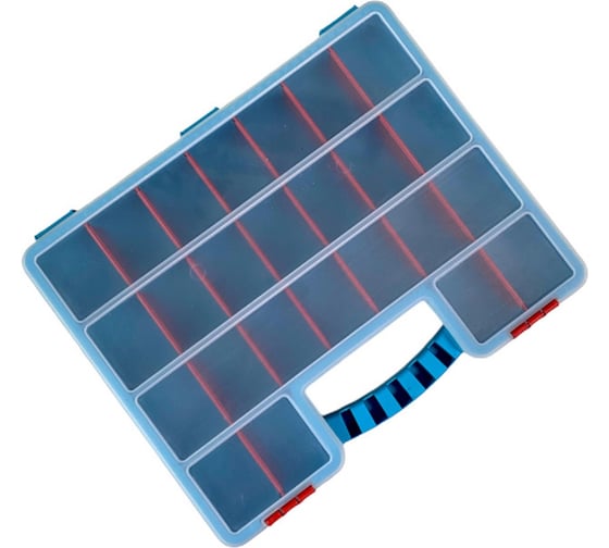 Изображение товара Органайзер Тара.ру п/п 407x340x60 с разделителями, 25 ячеек цв. бирюзовый 36998