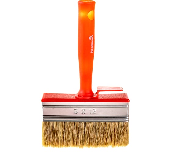 Изображение товара Кисть HEADMAN мини-макловица пластиковая ручка натуральная щетина 30*120 682-050