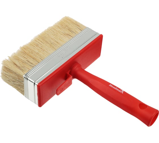 Изображение товара Кисть HEADMAN мини-макловица пластиковая ручка натуральная щетина 50*150 682-053