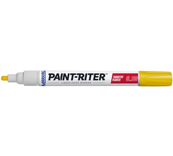 Изображение товара Маркер-фломастер Markal PAINT-RITER INDUSTRY MARKER SL100 YELLOW / желтый 31240220