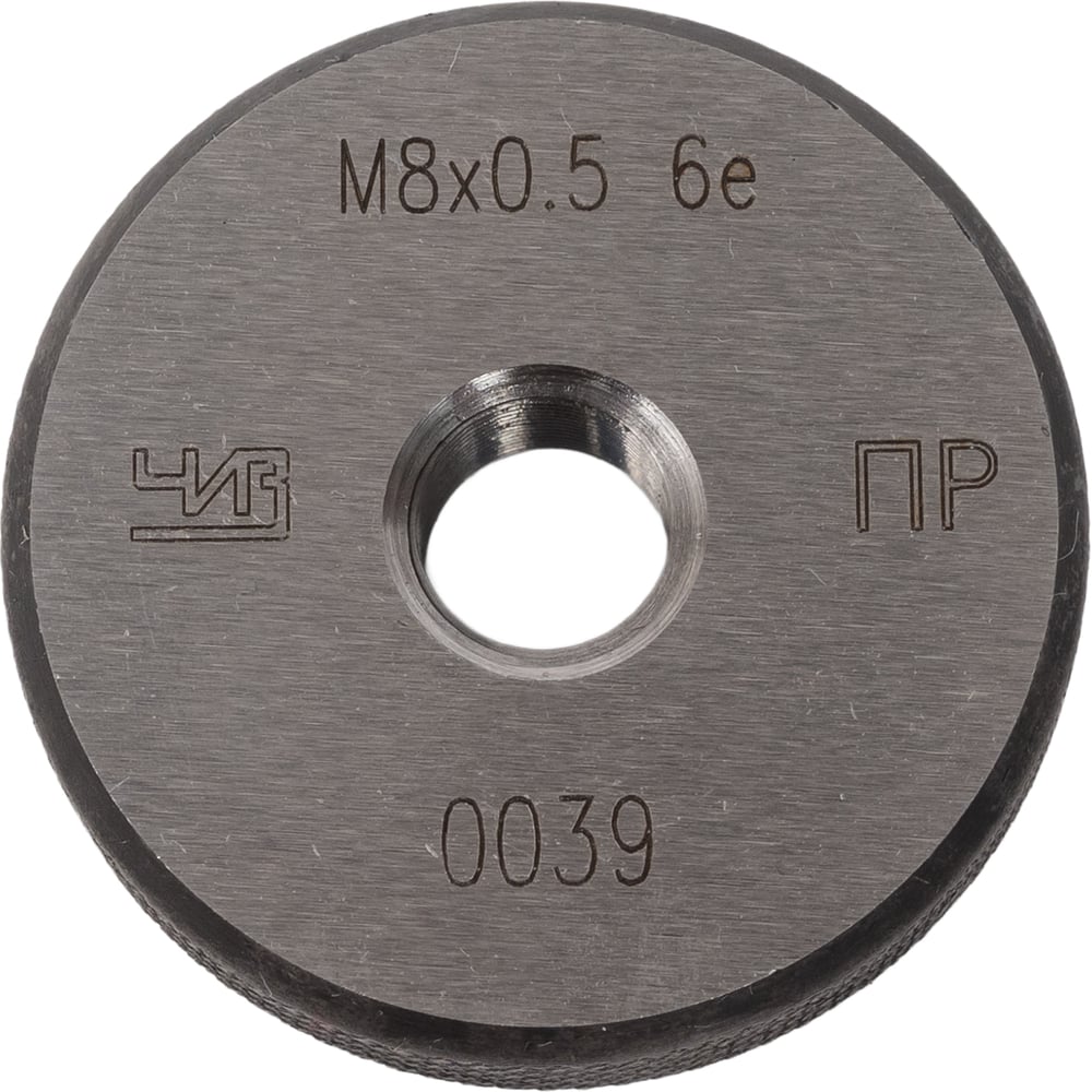 Изображение товара Калибр-кольцо ЧИЗ М 8x0,5 6e ПР 99157 для механической обработки