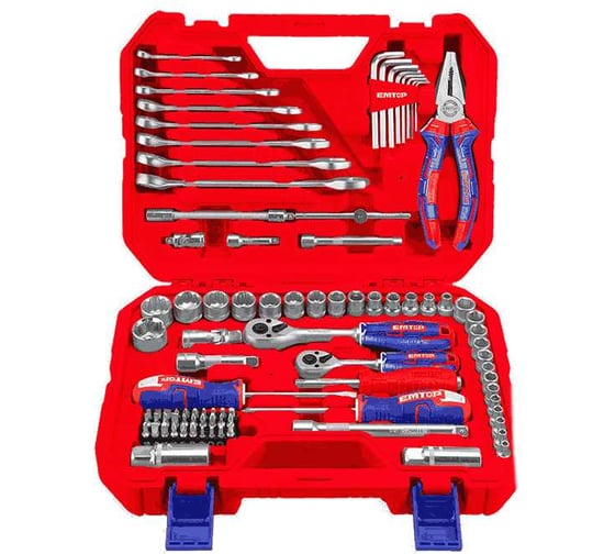 Изображение товара Набор инструментов EMTOP 91шт EHTS00911