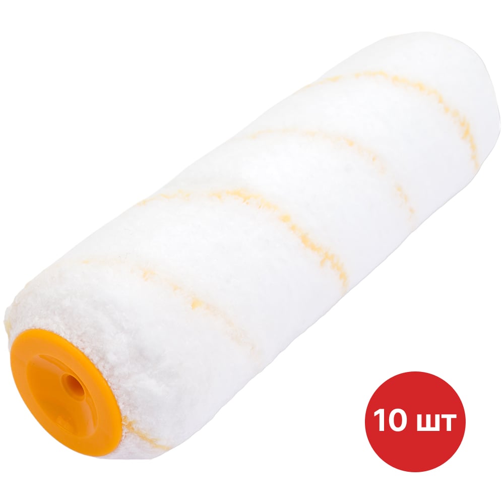 Изображение товара Валик малярный сменный SAMGRUPP 200 мм, 40 мм, ворс 12 мм в комплекте 10 шт.