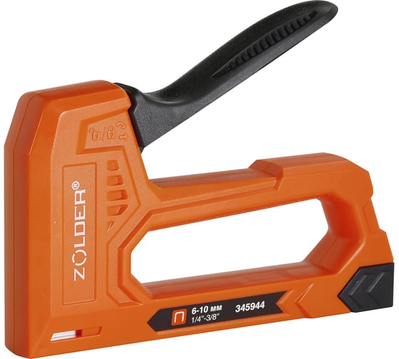 Изображение товара Степлер ZOLDER Народный 345944 скоба 53 тип 6-10 мм пластик. ЭК000145944