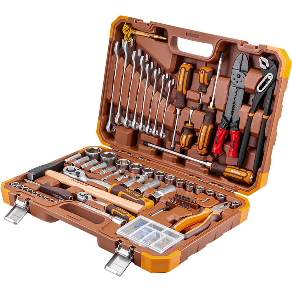 Изображение товара Набор инструментов FORSTIME 99 предметов 1/4, 1/2 FT-4992-5(59232)