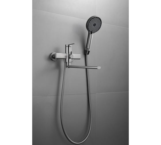 Изображение товара Смеситель для ванны BELZ оружейная сталь B22813-3