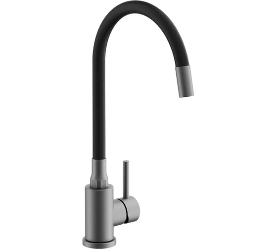 Изображение товара Смеситель для кухни BELZ гибкий, оружейная сталь B73810-3