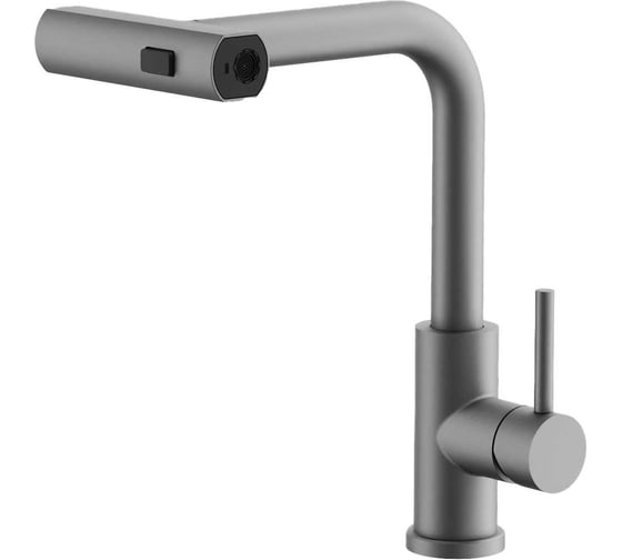 Изображение товара Смеситель для кухни выдвижной BELZ оружейная сталь B74811-3