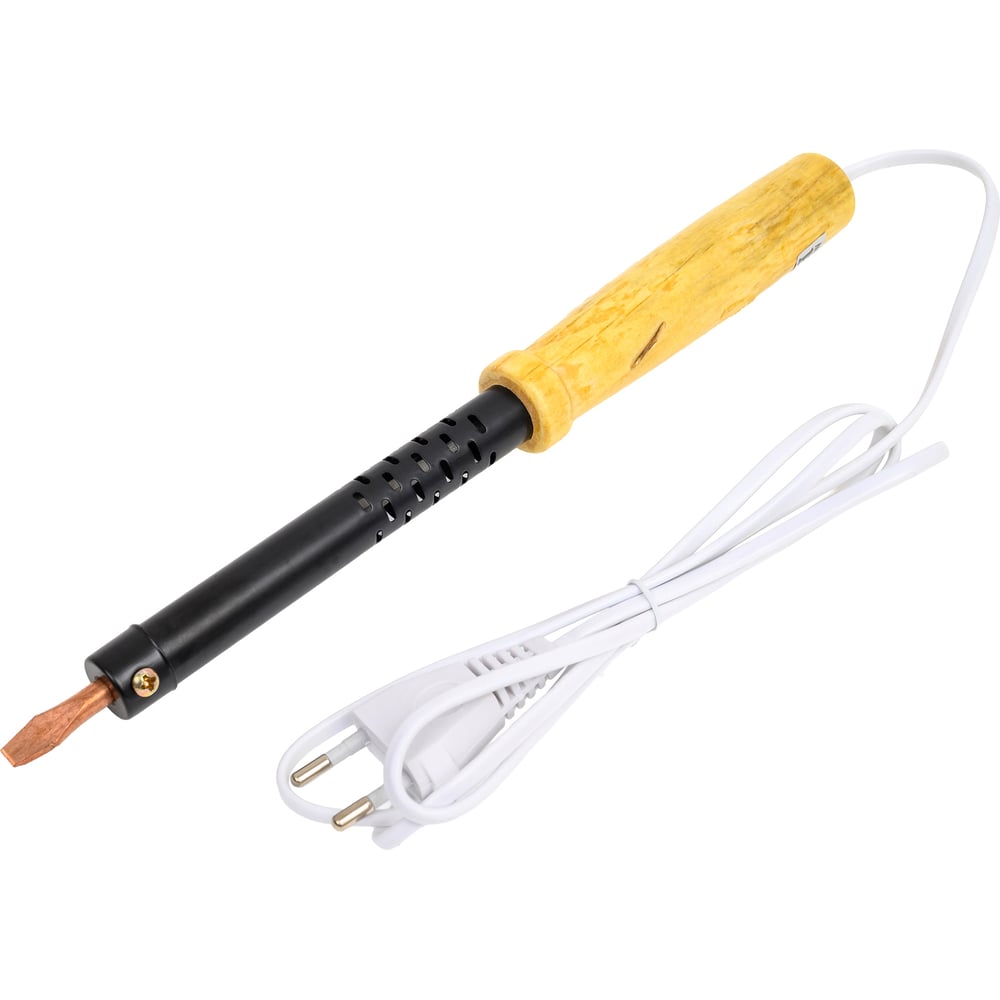 Изображение товара Паяльник RUICHI ЭПСН 220 В, 80 Вт, деревянная ручка