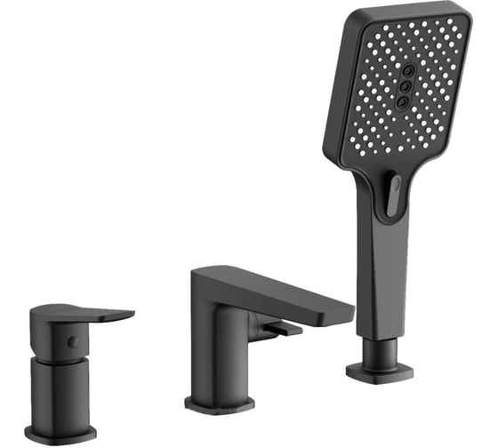 Изображение товара Смеситель на борт ванны BELZ черный B66715-7