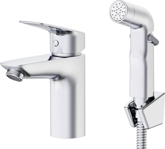 Изображение товара Смеситель ESKO Kaliningrad с гигиен. душем, с акс., KG27H