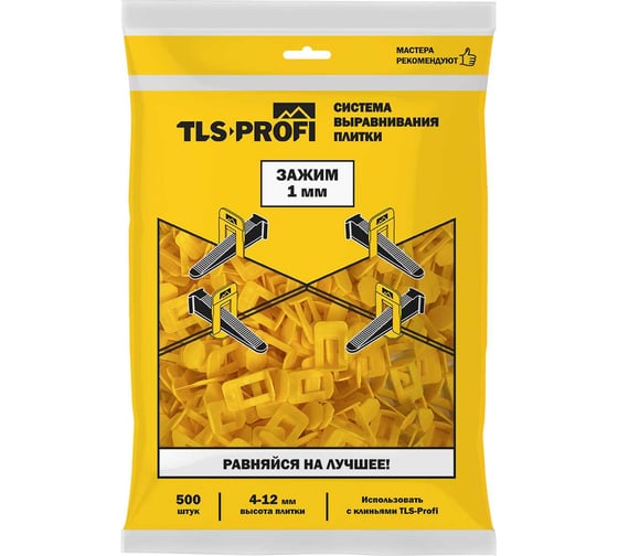 Изображение товара Зажим СВП (500 шт; 1 мм) TLS-Profi TLSZA112022