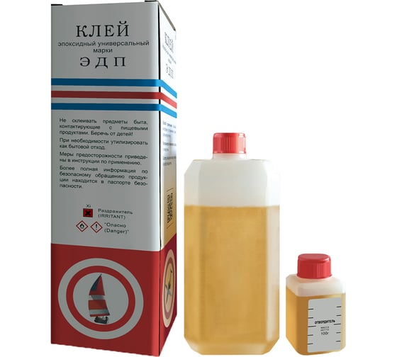 Изображение товара Универсальный клей эпоксидный марки ООО «НПК «Астат» ЭДП 1 кг 753988