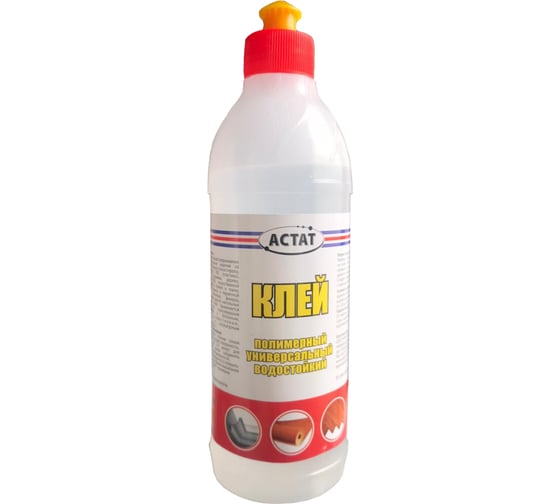 Изображение товара Полимерный универсальный клей ООО «НПК «Астат» (водостойкий; 0.45 л) 753957