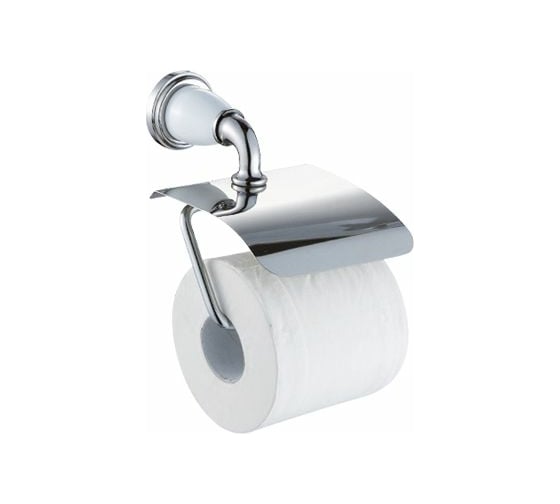 Изображение товара Настенный держатель туалетной бумаги с крышкой Potato P7203