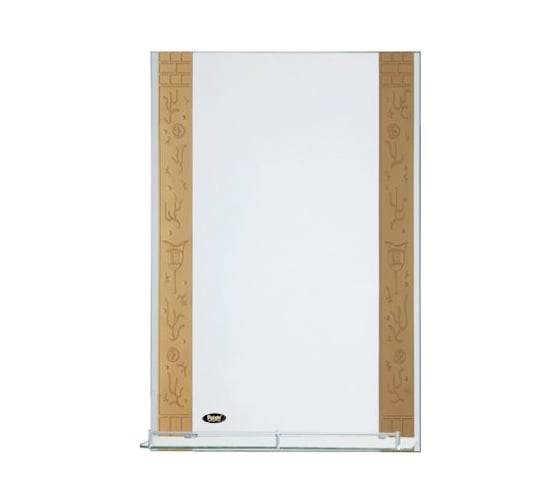 Изображение товара Комбинированное зеркало с полочкой Potato бронза 50х70 P715