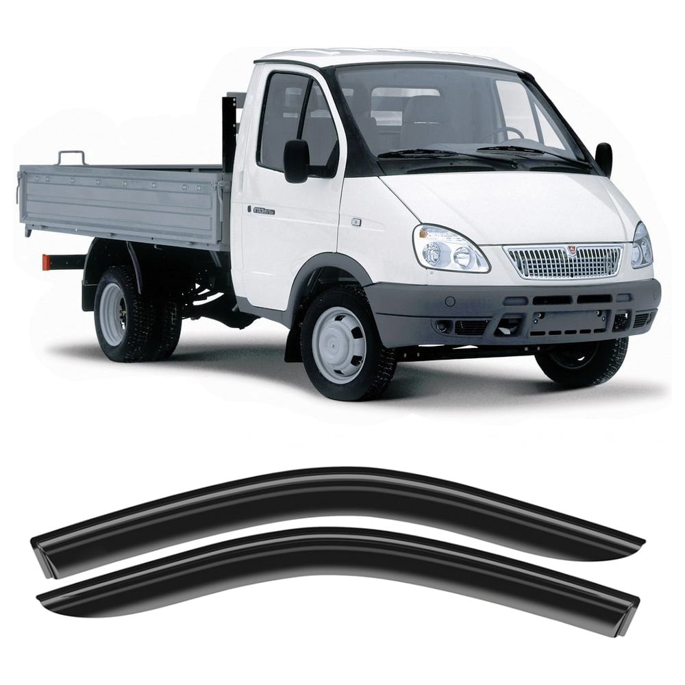 Изображение товара Дефлекторы окон Voron Glass для Газели 1994-2003 накладные 2 шт