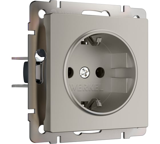 Изображение товара Розетка с заземлением Werkel W1271004 (дымчатый) a069462