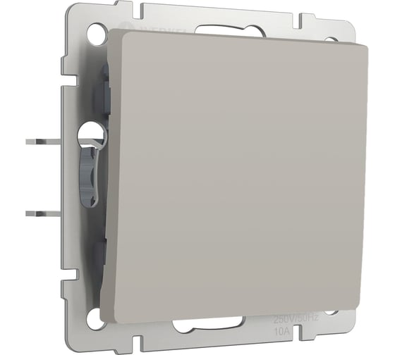 Изображение товара Выключатель одноклавишный проходной Werkel W1212004 (дымчатый) a069449