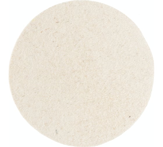 Изображение товара Круг войлочный 100х10 мм, velcro, цвет белый AHT TECH-NICK 070140005