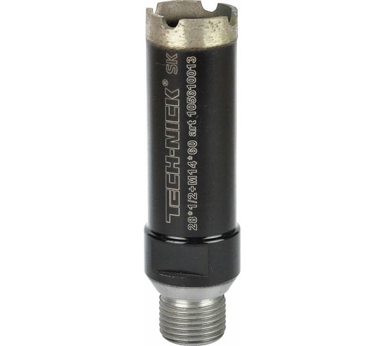 Изображение товара Коронка алмазная, спекание 28х60 мм, 1/2/M14 SK TECH-NICK 105610013