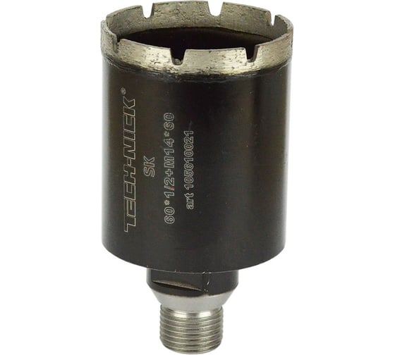 Изображение товара Коронка алмазная, спекание 60х60 мм, 1/2/M14 SK TECH-NICK 105610021