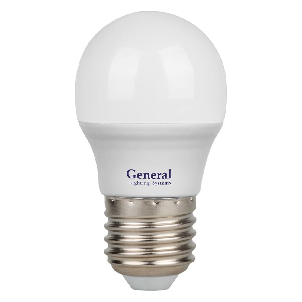 Изображение товара Светодиодная лампа General Lighting Systems GLDEN-G45F-20-230-E27-4500 G45 шар 20Вт 1250Лм 4500К Е27 170-260В 4шт 662356