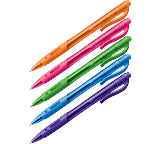 Изображение товара Набор ручек шариковых автоматических OfficeSpace, 24 шт в упаковке, Знак, синяя, 0,7 мм, на масляной основе OBGP_21489