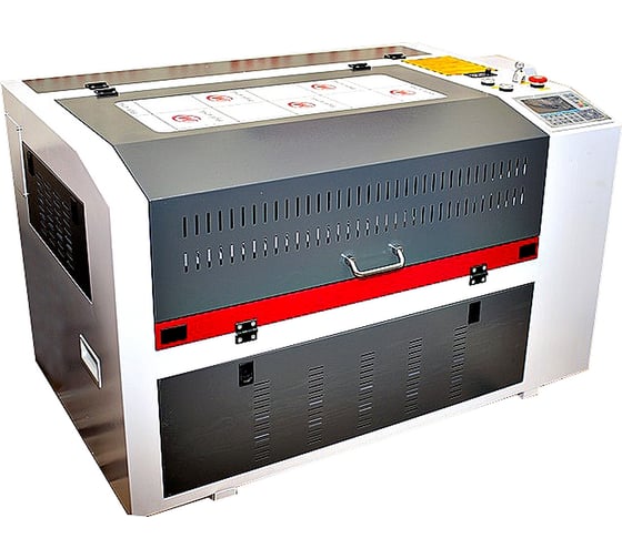 Изображение товара Лазерный станок СО2 Gray 4060 трубка 50 Вт, контроллер Ruida, рельсовые направляющие по X и Y, CO-4060M 18015