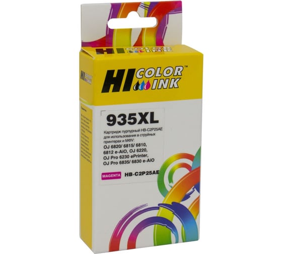 Изображение товара Картридж Hi-Black HB-C2P25AE для HP OJ Pro 6230/6830, №935XL, M HB-HP№935XLC2P25AE-M
