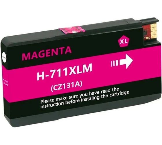 Изображение товара Струйный картридж NV Print 711 Magenta для HP Designjet T120/T520 29 мл совместимый NV-CZ131A