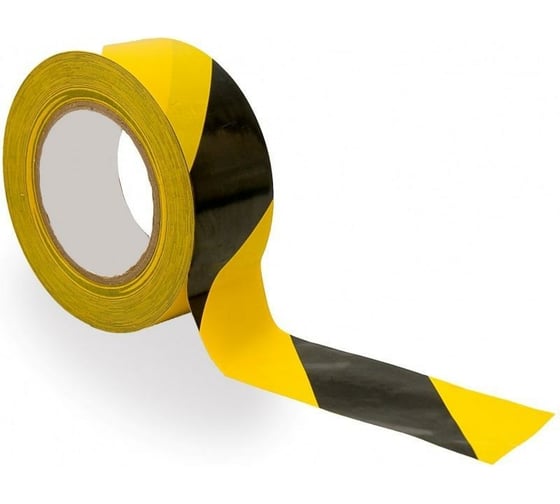Изображение товара Клейкая лента ООО Комус 48 мм х 36 м x 45 мкм, желтая с черной разметкой, 36 шт. 1197926