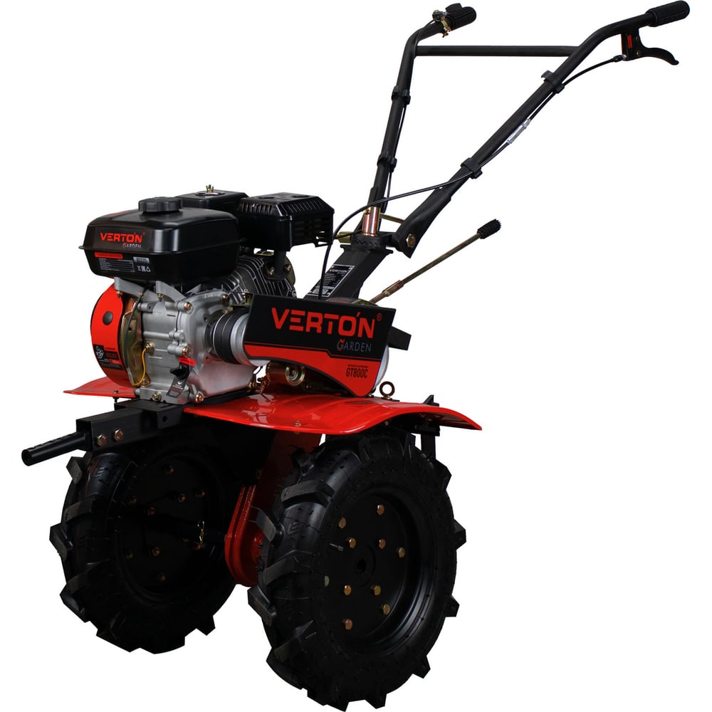 Изображение товара Бензиновый мотоблок VERTON GT800C NEW с мощностью 7 л.с. и дополнительными навесными приспособления Изображение товара Бензиновый мотоблок VERTON GT800C NEW с мощностью 7 л.с. и дополнительными навесными приспособления
