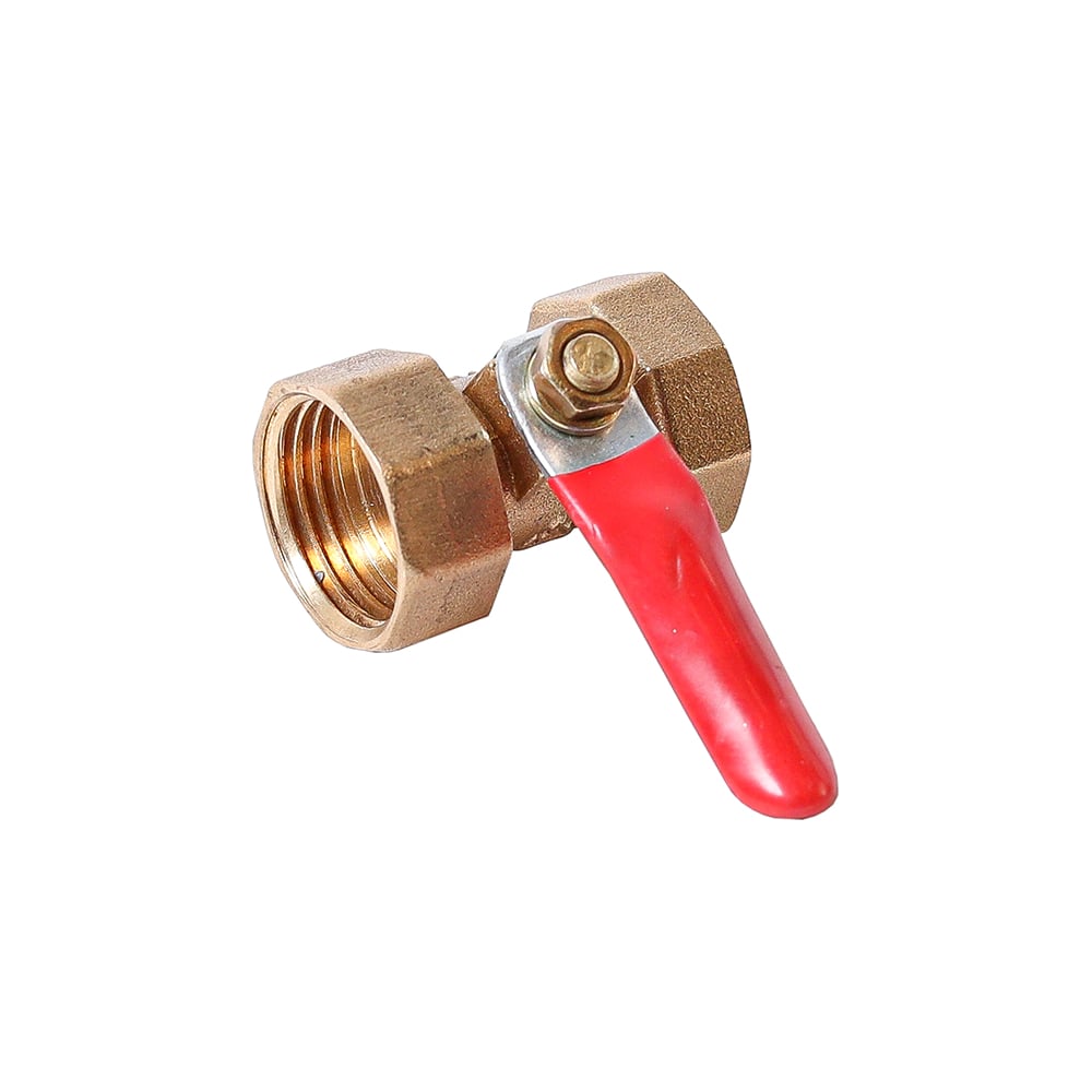 Изображение товара Кран флажковый Крал под резьба 1/2 10 шт. фитинг поворотный латунь